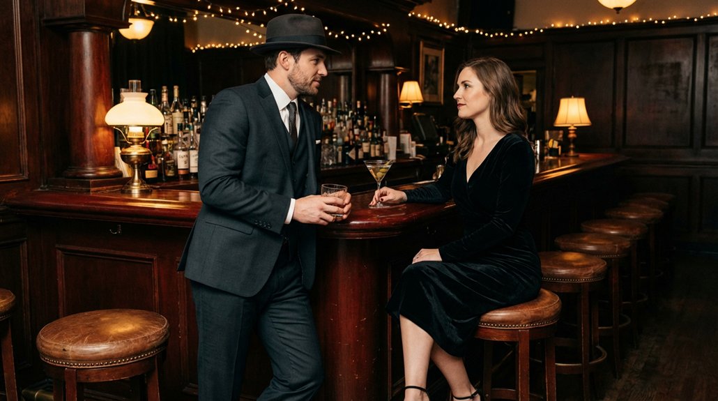 1940s film noir allure