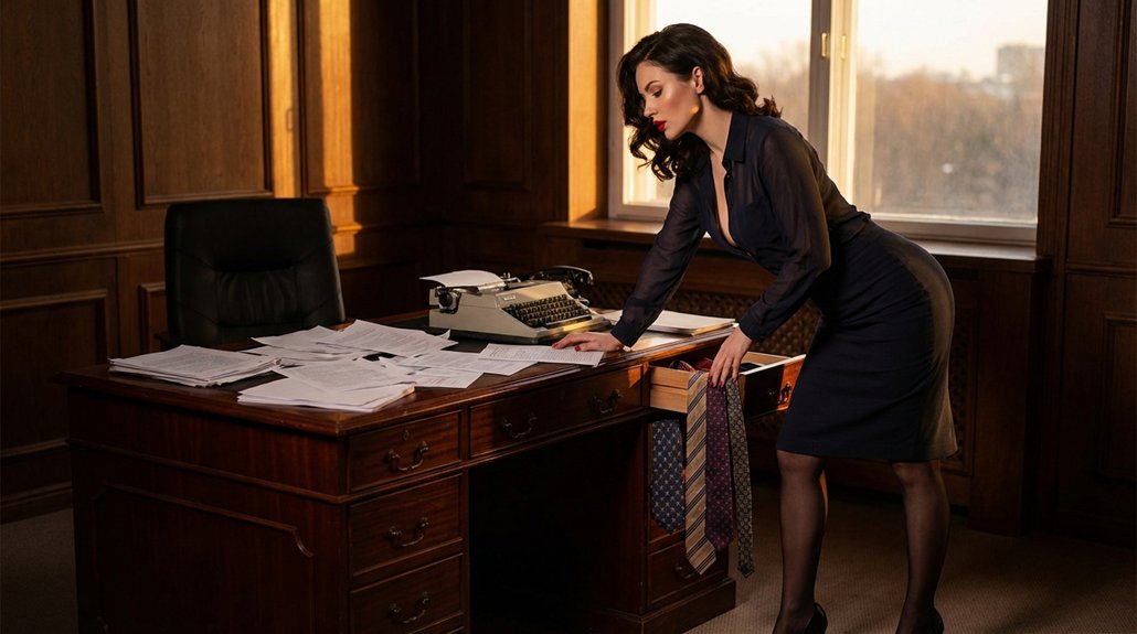 1960s secretary roleplay fantasy