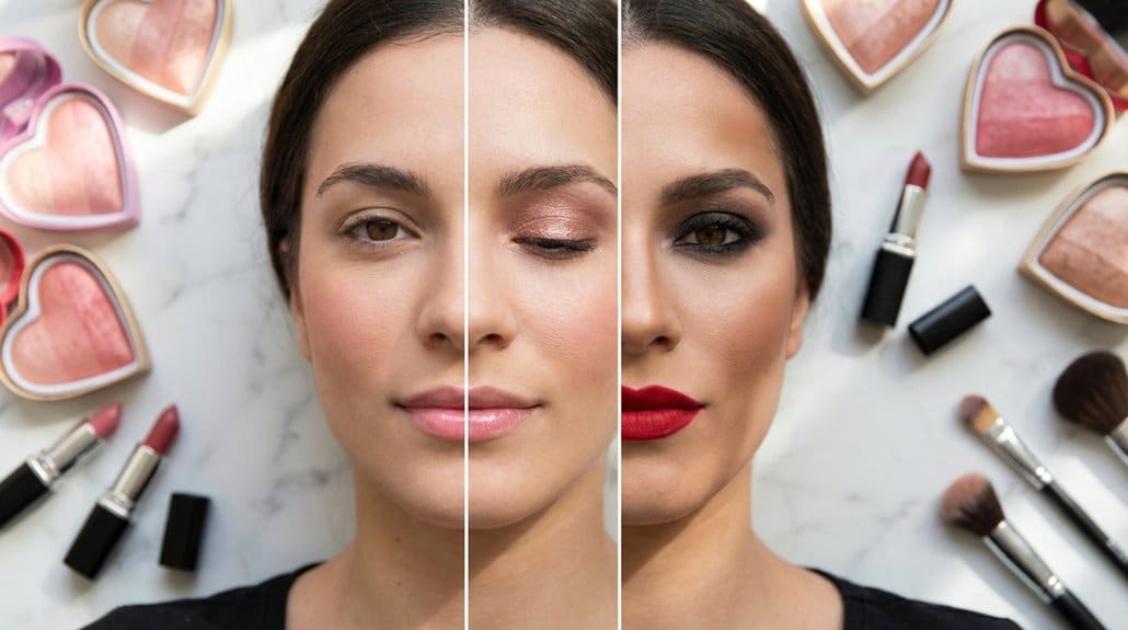 bold red lip romance