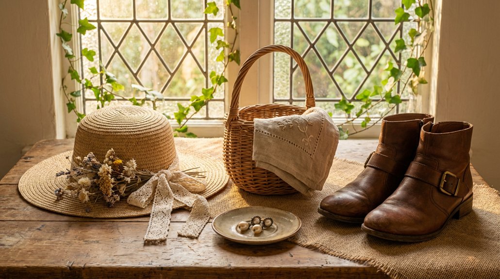 cottagecore victorian pastoral accessories