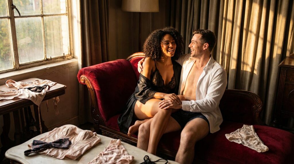 couples boudoir photoshoot outfits