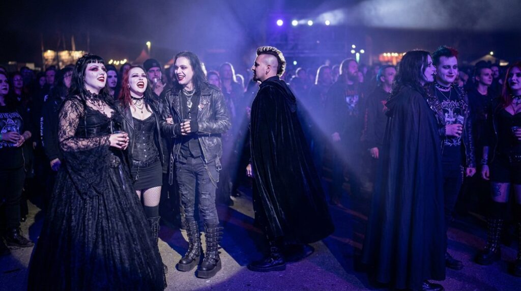 dark dramatic goth festival