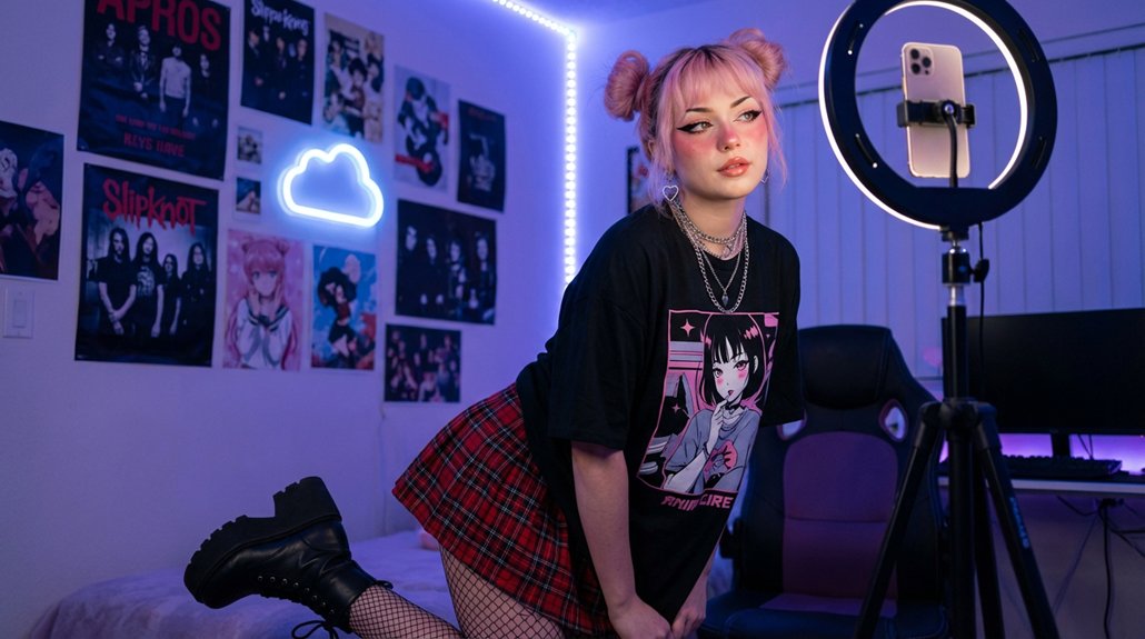 emo inspired e girl fashion