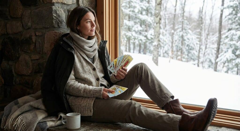 The Sorceress & The Seer: Embracing Late Winter Divination Roleplay with Transitional Fashion