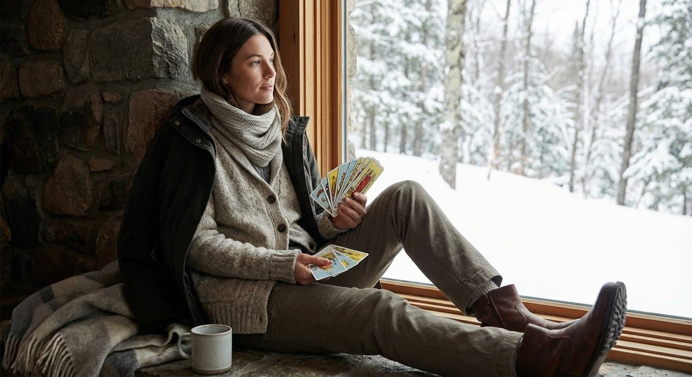 The Sorceress & The Seer: Embracing Late Winter Divination Roleplay with Transitional Fashion