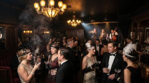 glamorous 1920s speakeasy roleplay