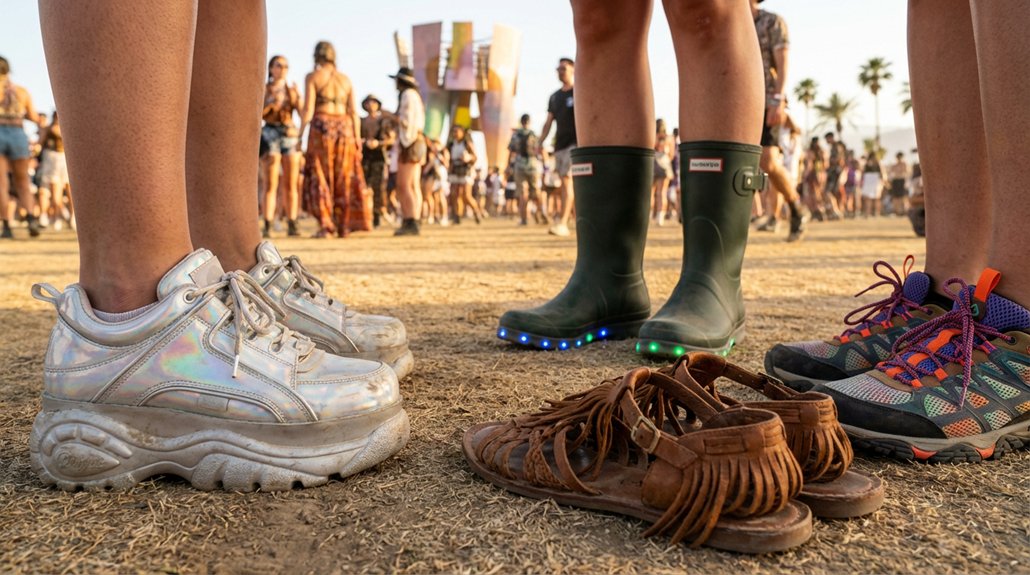 historical coachella footwear guide