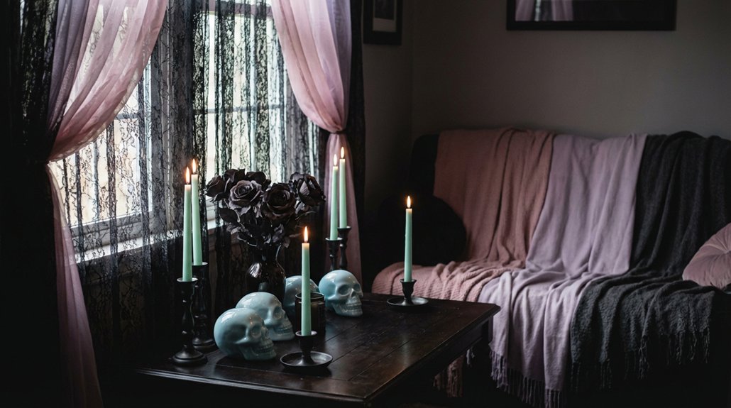 pastel goth color harmony