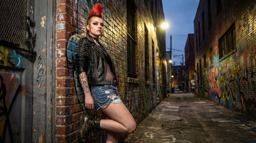 punk rock girlfriend aesthetic