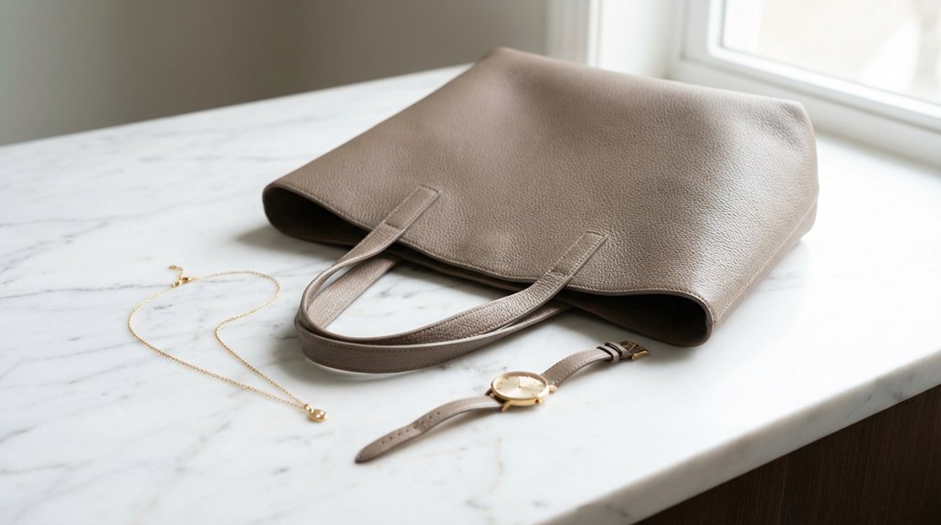 quiet luxury timeless accessories