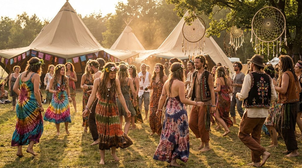 revive 1960s hippie fashion