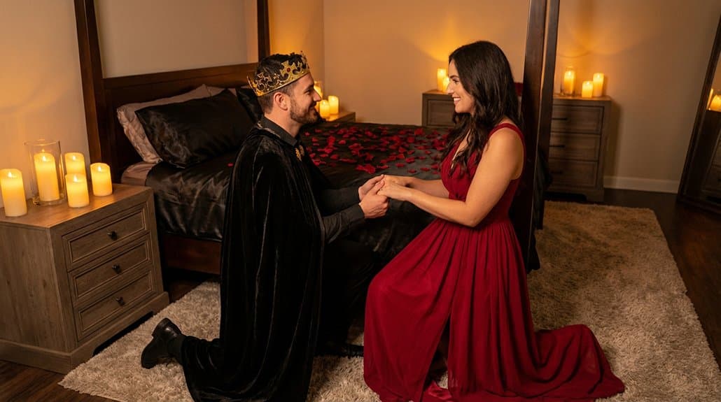 romantic victorian parlor courtship