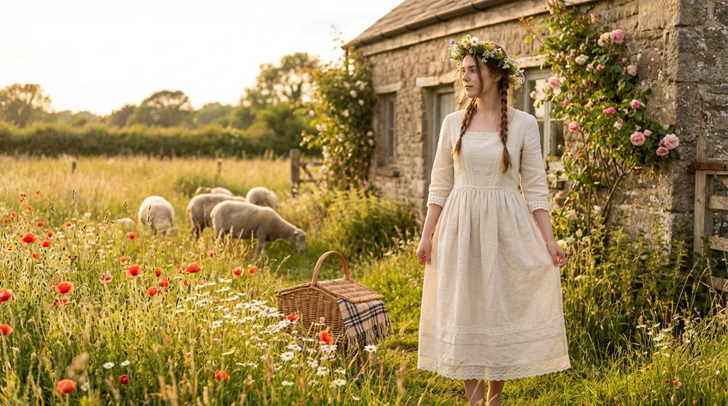 romanticized victorian countryside serenity