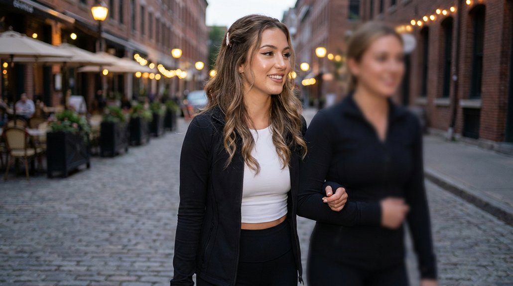 sporty chic dewy ponytail