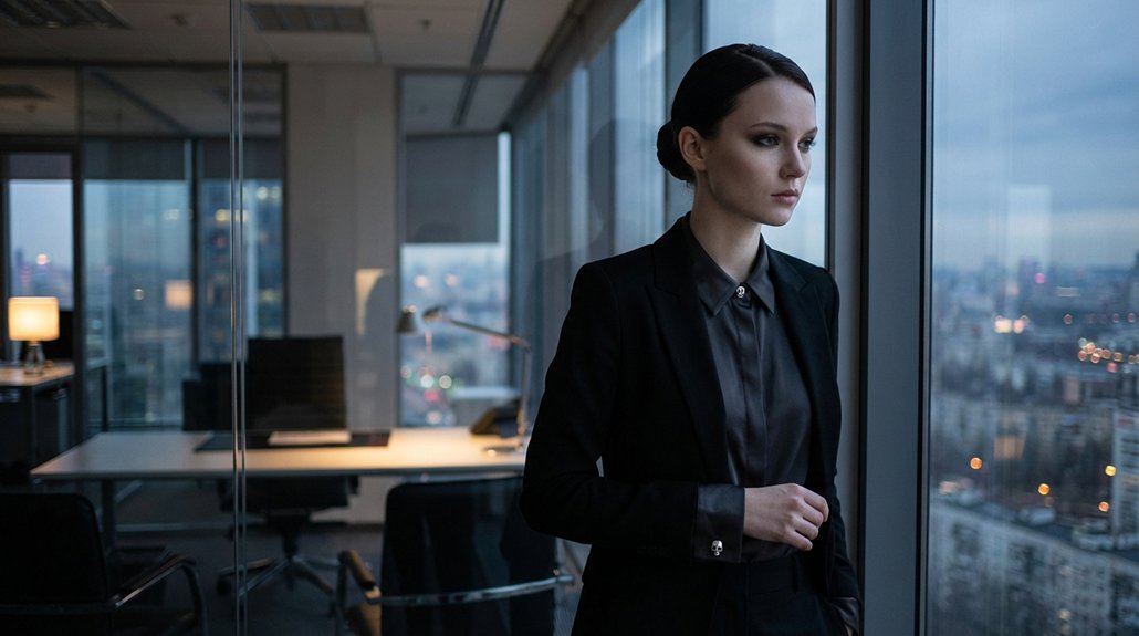 subtle gothic corporate accents