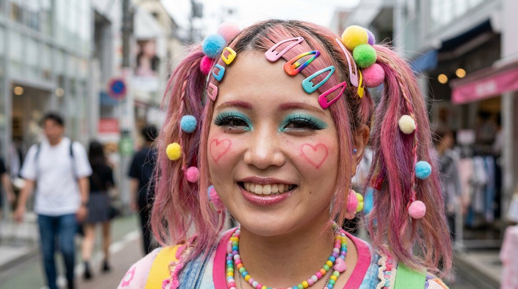 vibrant harajuku hair gems
