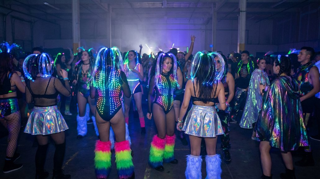 vibrant rave fashion evolution