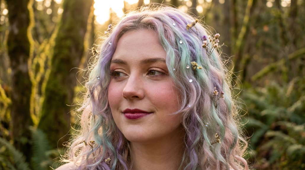 vintage waves glowing makeup