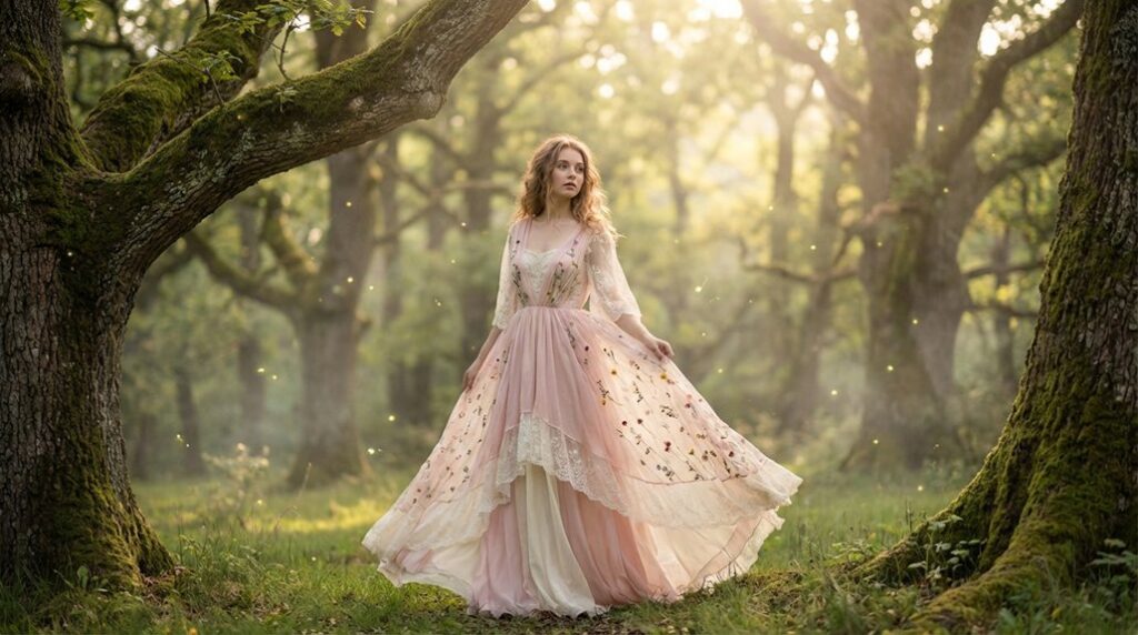 whimsical romantic fashion essence