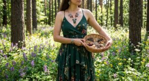 Sun Witch's Awakening: Spring Equinox Ritual Roleplay & Witchcore Fashion