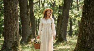 The Sorceress & The Sparrow: A Cottagecore Spring Dresses Romance