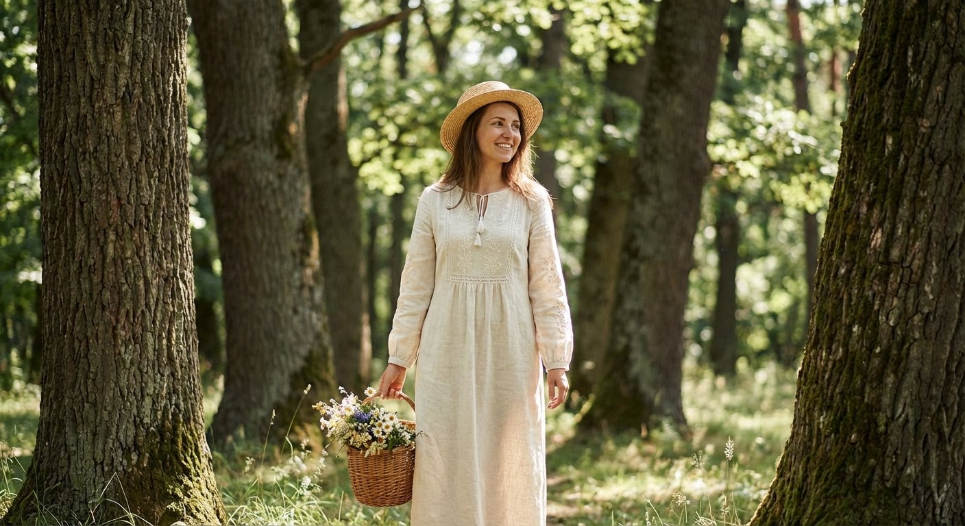 The Sorceress & The Sparrow: A Cottagecore Spring Dresses Romance