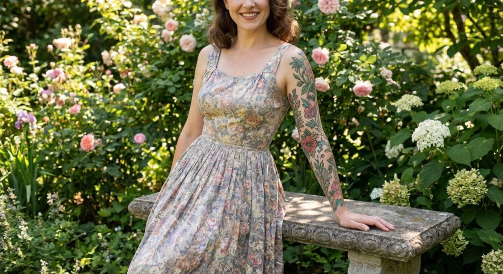 Rewind & Ink: Stepping Back in Time with Vintage Spring Dress Styles
