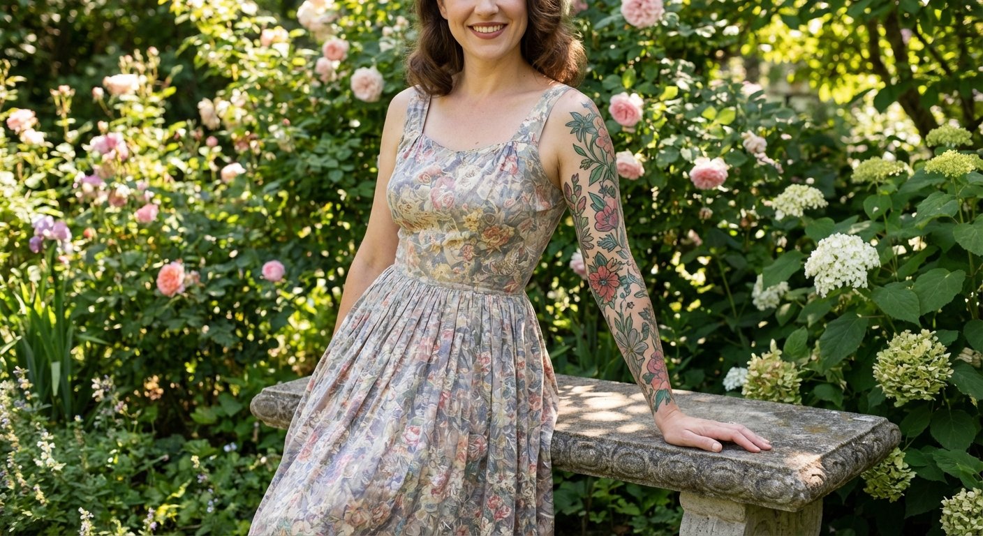Rewind & Ink: Stepping Back in Time with Vintage Spring Dress Styles