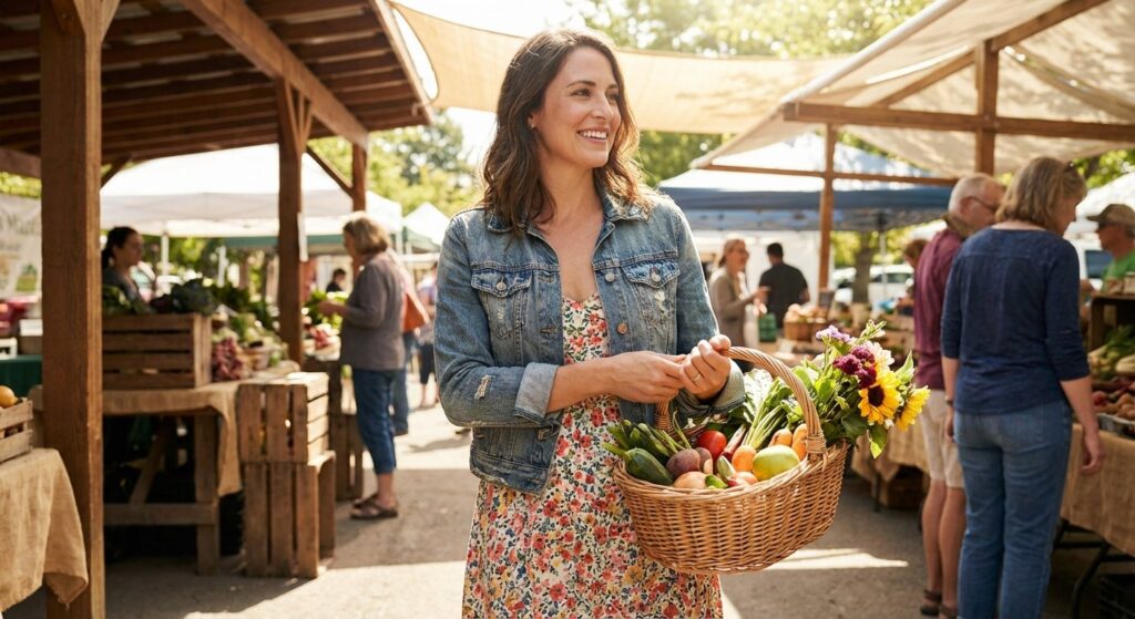 Sundresses & Sweet Corn: Spring Date Outfit Ideas Inspired by 'The Food Blogger & The Farmer'