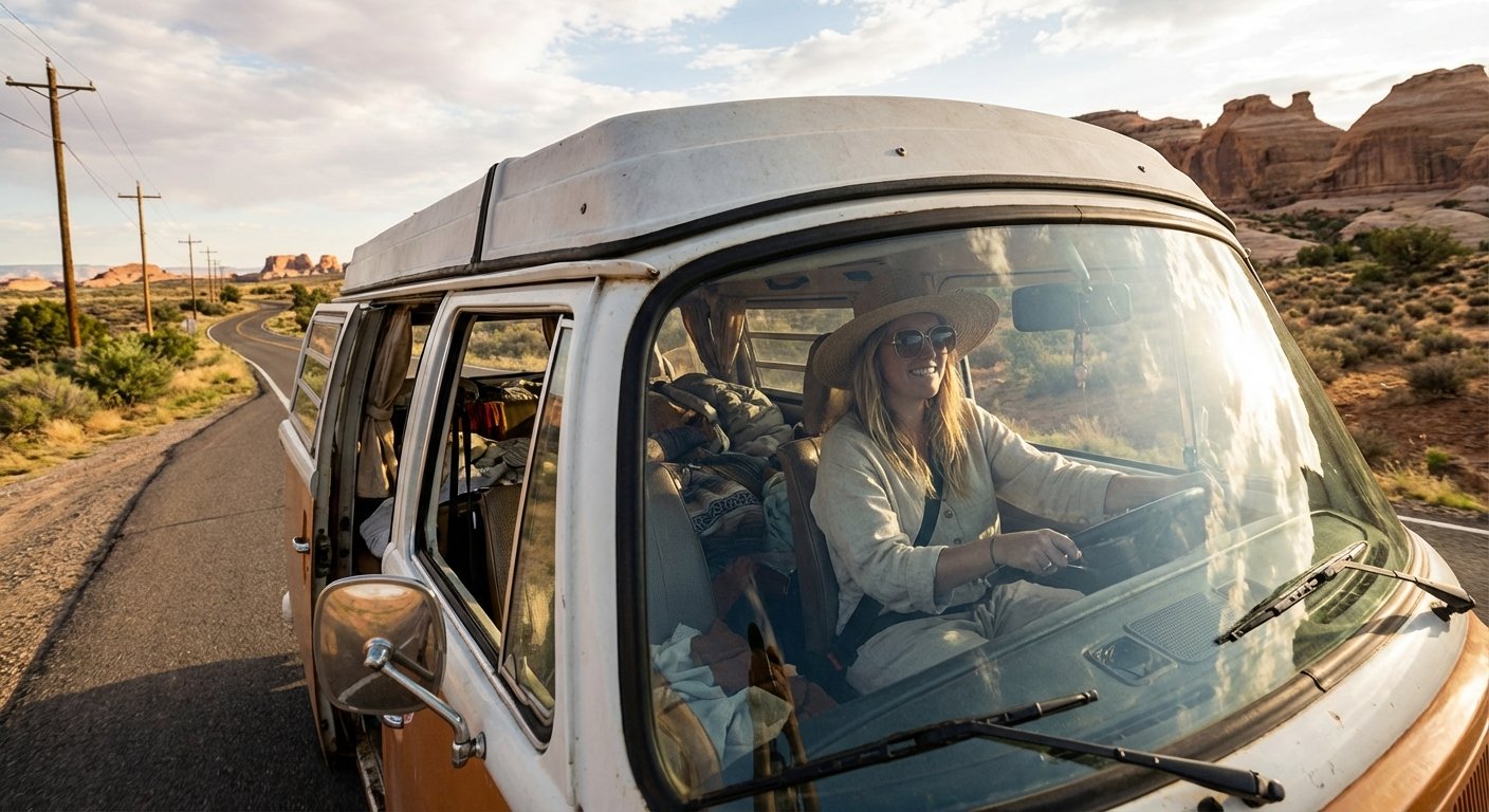 Route 66 Romance: Spring Road Trip Outfit Ideas for the Free-Spirited