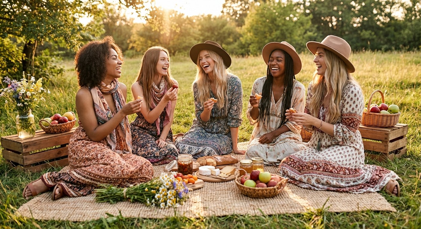Boho Picnic Perfection: What to Wear for Effortless Spring Style