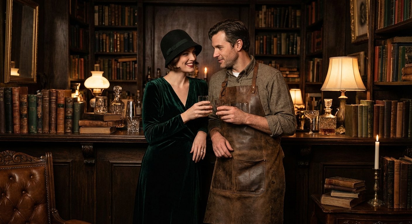 Mixology of Love: Find Unique Date Night Outfits at ‘The Bartender & The Bookbinder’