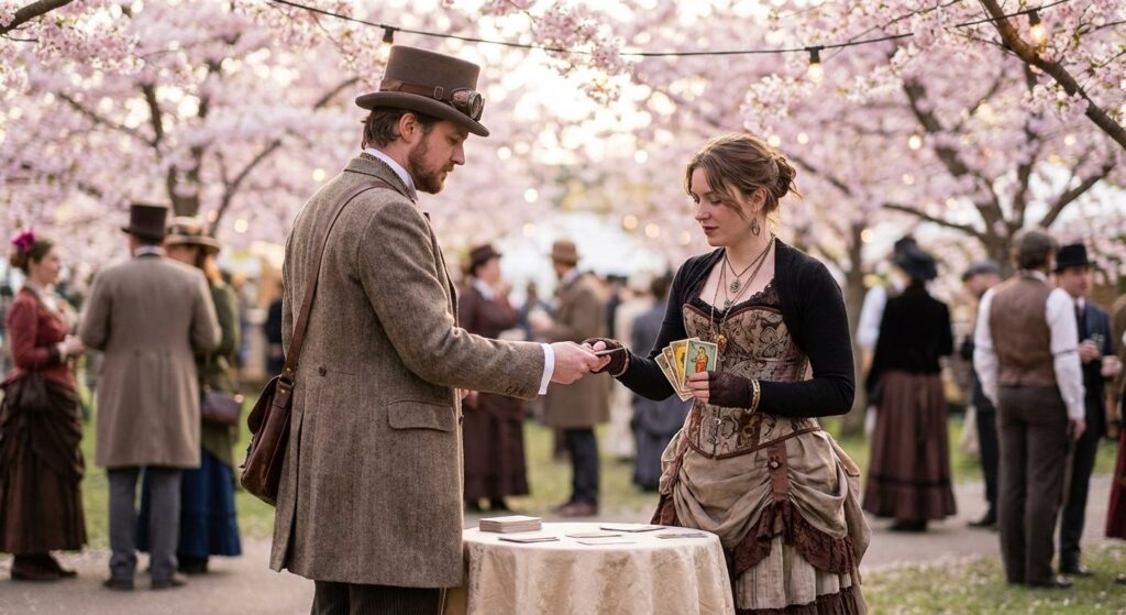 The Time Traveler & The Tarot Reader: A Spring Paradox of Fate