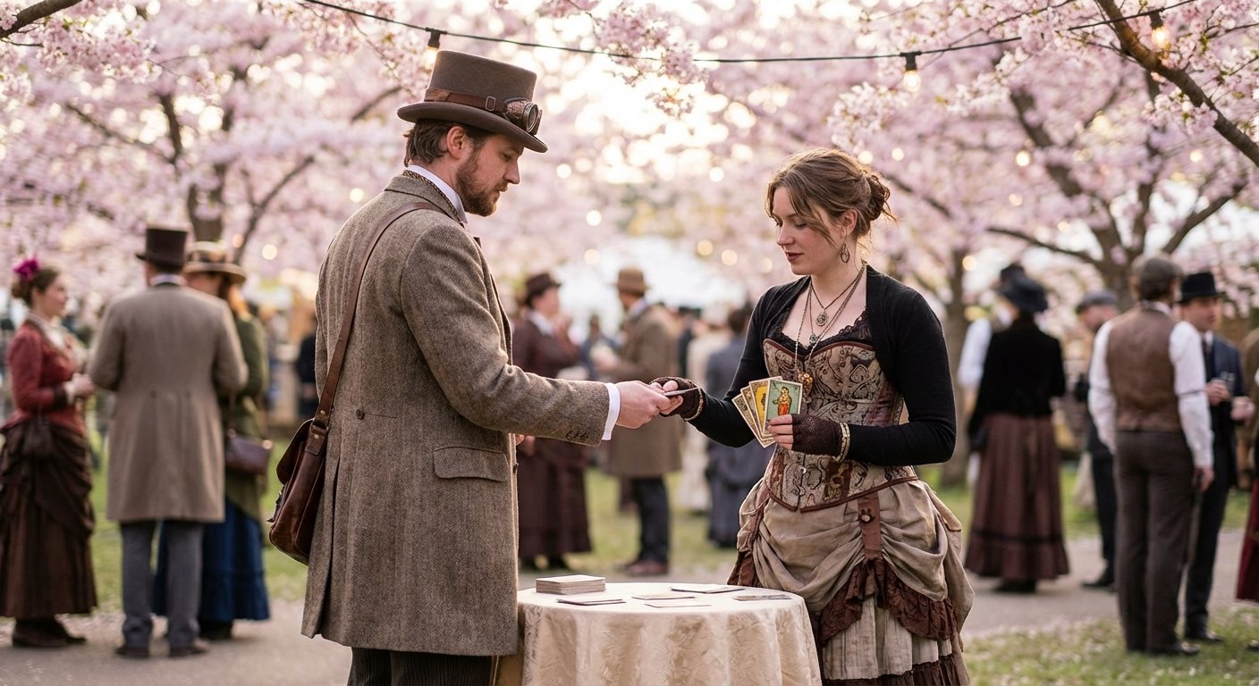 The Time Traveler & The Tarot Reader: A Spring Paradox of Fate