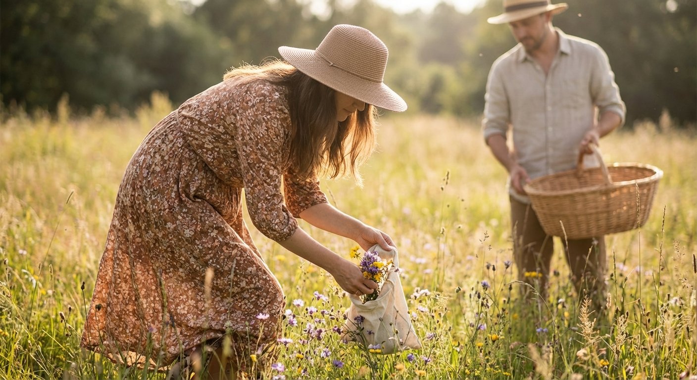 Spring Date Outfits: A Blooming Romance with Florals and Foraging