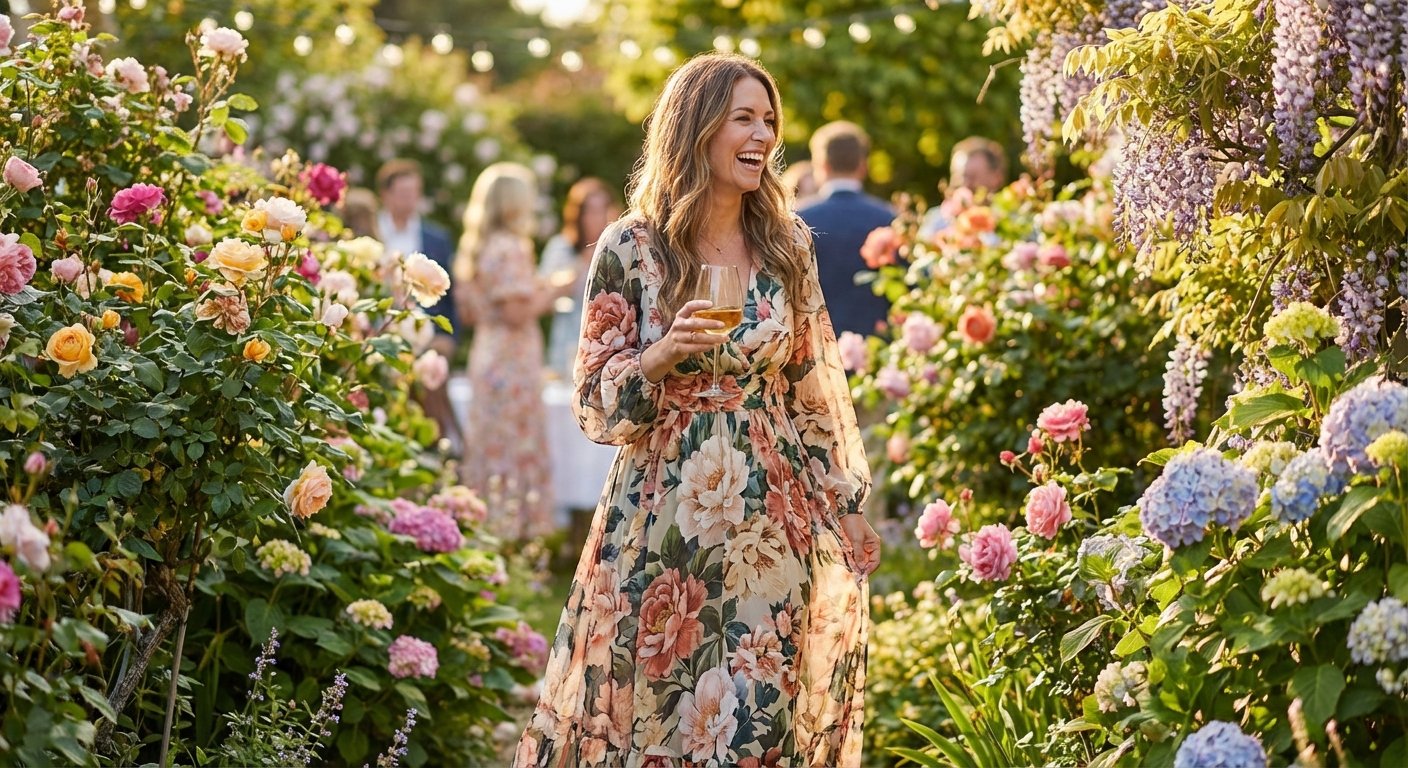 Bloom Beautifully: Rocking Floral Maxi Dresses at Your Spring Garden Party