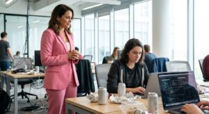 Code & Couture: Spring Outfits for Female Coders at the Hackathon!