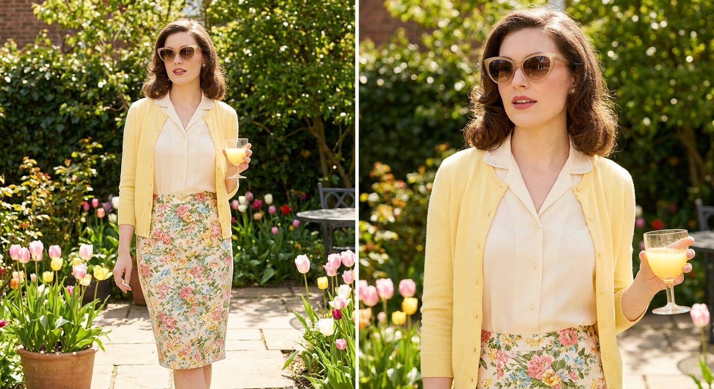 Spring Retro: Mad Men-Inspired Easter Brunch Outfit Ideas