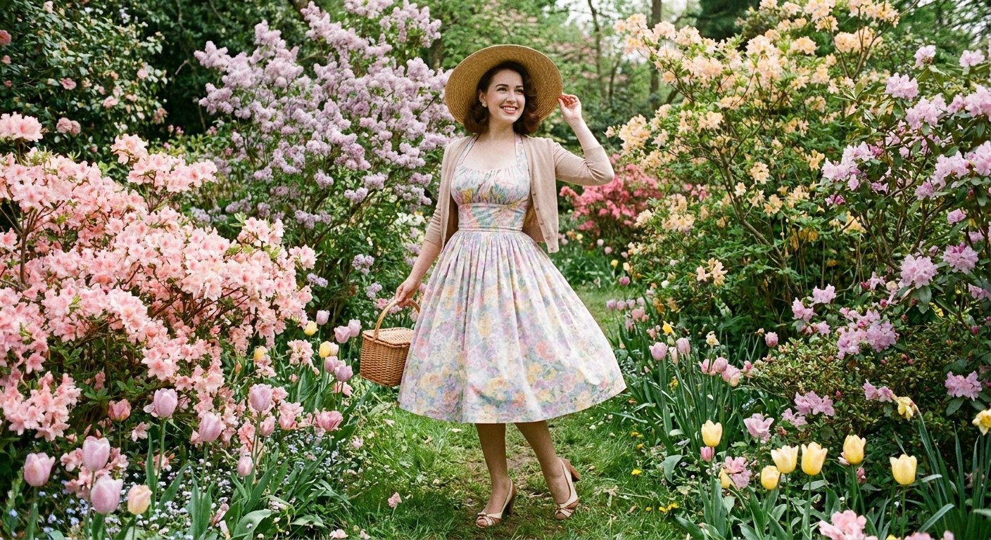 Easter Parade Perfection: Vintage Pinup Style Easter Outfits