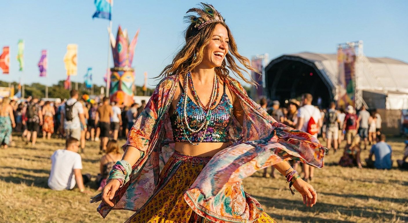 Electric Paradise: Your Guide to Festival Outfit Ideas for Women