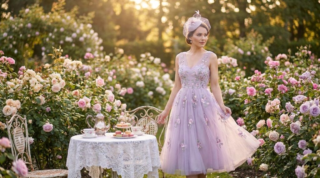 The Secret Garden Socialite: Your Guide to Romantic Summer Tea Dresses and Garden Party Roleplay Fashion