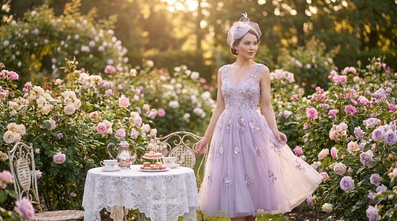 The Secret Garden Socialite: Your Guide to Romantic Summer Tea Dresses and Garden Party Roleplay Fashion