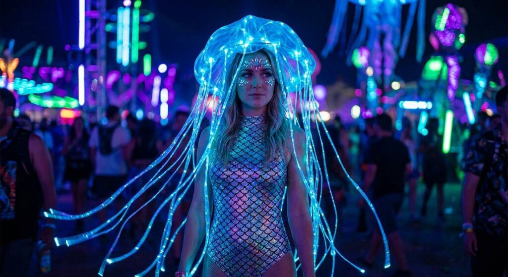 Ride the Neon Tide: Why Summer EDM Festival Fashion Trends are Diving into Cyber-Oceanic Fantasy